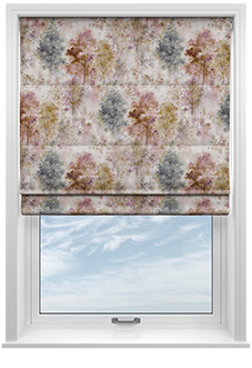 Woodland, Rosemist - Roman Blind